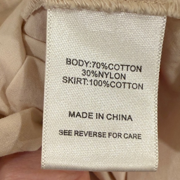 Lucy Paris Reese Cream Midi Square Neck Dress - Picture 13 of 13